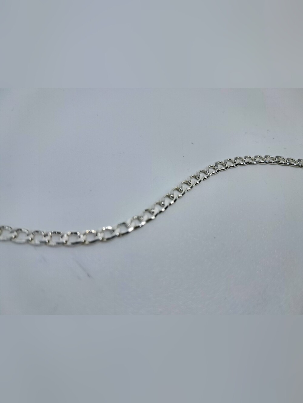 10" 925 Sterling Silver Anklet - Picture 2 of 5